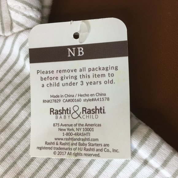 BABY STARTERS Cotton Newborn Onesie  NEW WITH TAG! - Picture 6 of 6